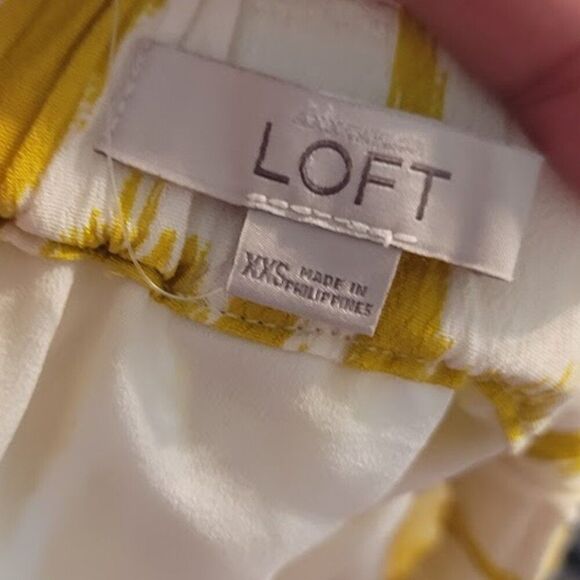 LOFT  Islander Ikat Print Button Front Mini Skirt - Picture 6 of 7